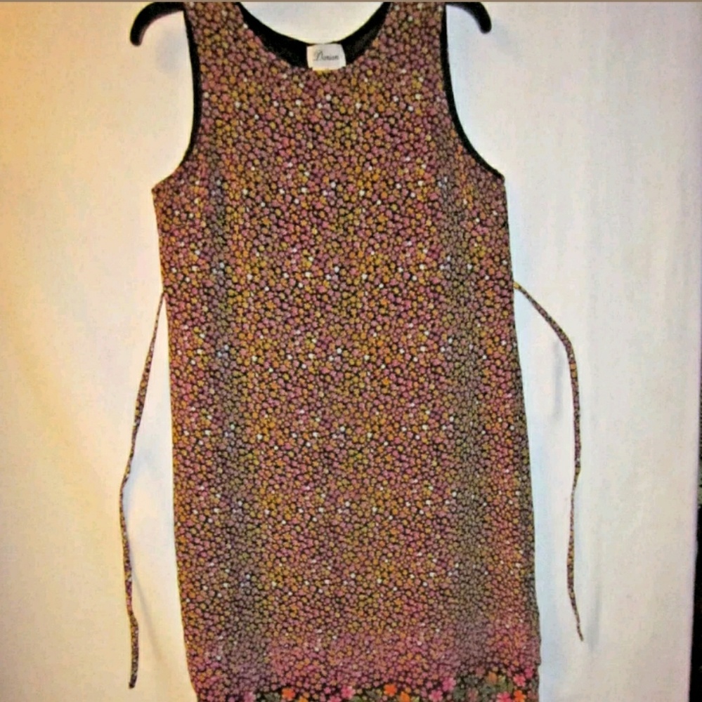 Floral Shift Dress Lined